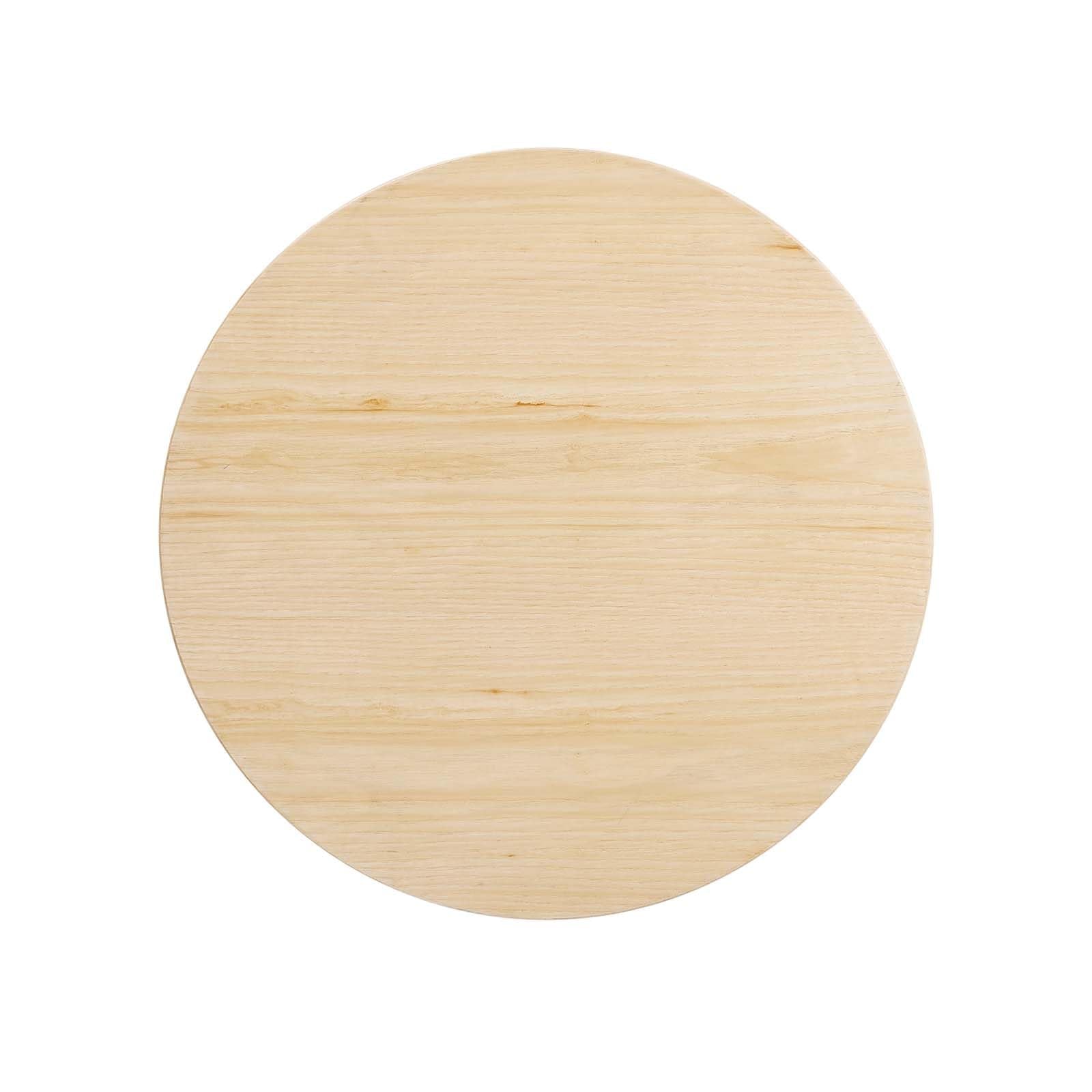 Modway Lippa Dining Table, 28", Black Natural